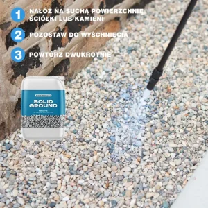 Klej do stabilizacji ozdobnych kamieni i ściółki – Solid Ground
